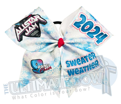 9 Panel Special Event Bows | Allstar Jam Cheer Competition | Columbia, SC | January 2024 | Event Big Glitter Bow