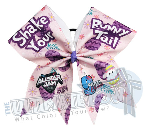 9 Panel Special Event Bows | All Star Jam Cheer Competition | Concord, NC | March 2024 | Event Big Glitter Bow