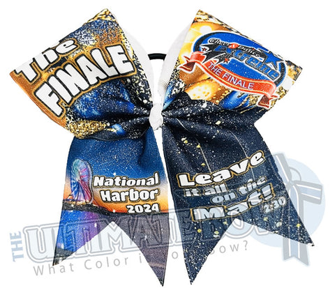 CDE - The Finale Big Glitter Cheer Bow - April 2024