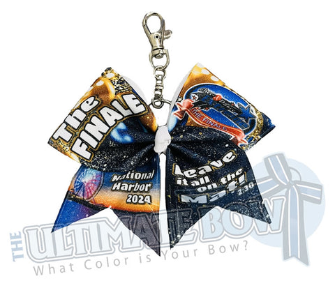 CDE - The Finale Key Chain Glitter Cheer Bow - April 2024