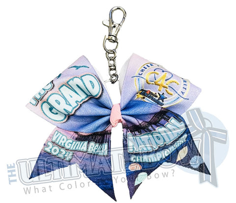 CDE - The Grand Nationals C4C Virginia Beach Keychain Cheer Bow - March 2024