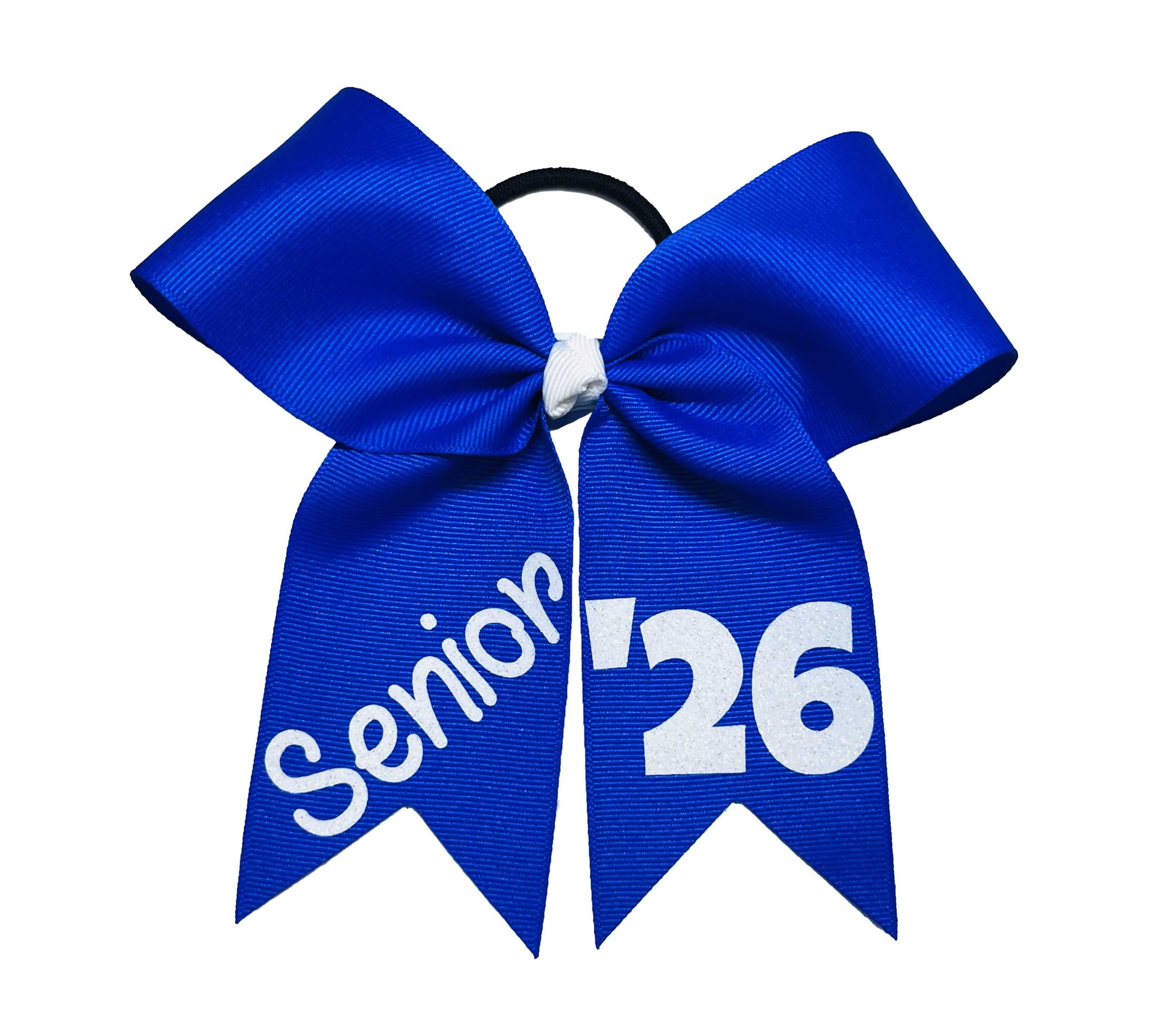 Class Act Cheer Bow | Senior Cheer Bow | Class of 2026 - Senior Year  | Electric Blue