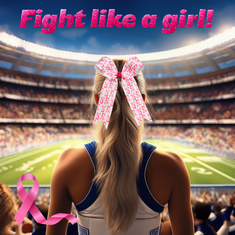 College Cheer Bows | Collegiate Cheer Bows | Breast Cancer Cheer Bows | Pink Cheer Bows