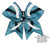 Criss Cross - Full Glitter and Rhinestone Cheer Bow | Competition Cheer Bow