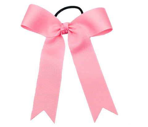 College Cheer Bows | Collegiate Cheer Bows | Plain Ribbon Cheer Bows | Pink Cheer Bows