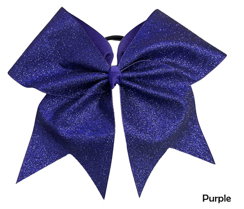 Full On Glitter Cheer Bow | Purple Cheer Bow | Purple Glitter | Purple Glitter Cheer Bow