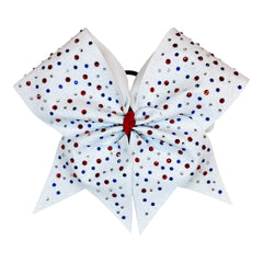 All-American Elite Rhinestone Glitter Cheer Bow | Competition Cheer Bow