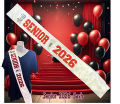Personalized Senior Sashes | Custom Class of 2026 Graduation Accessories