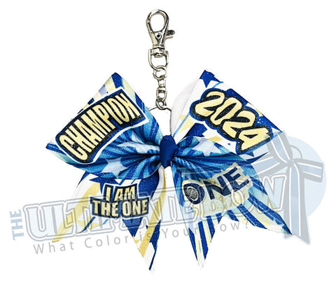 The ONE - Exclusive Event CHAMPION Key Chain Cheer Bow 2024