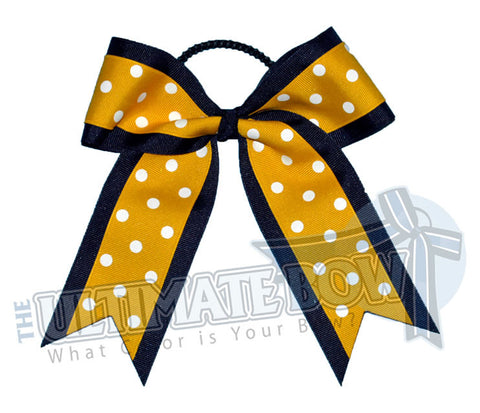 Big-dots-polka-dot-cheer-bow-navy-yellow-gold