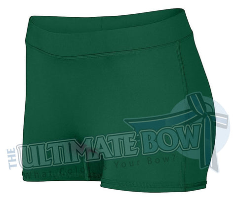 Ladies-Dare-Spandex-spanks-boy-cut-shorts-dark-green-forest-1232-Augusta-Sportswear-cheerleading-softball-soccer-volleyball-workout