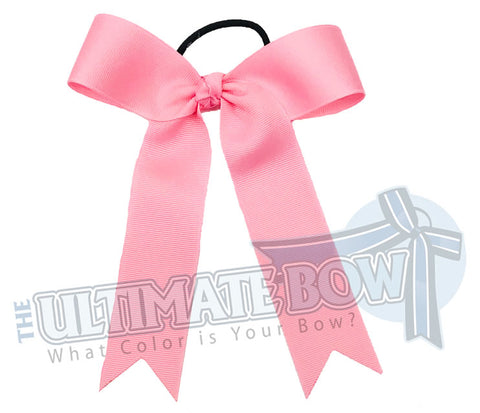 College Cheer Bows | Collegiate Cheer Bows | Plain Ribbon Cheer Bows | Pink Cheer Bows