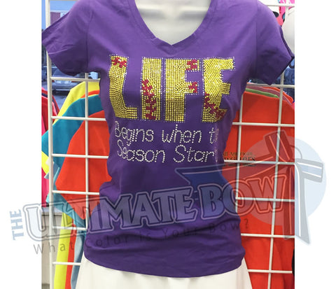 Life-Begins-When-the-Season-Starts-rhinestone-softball-purple-v-neck-t-shirt-bling-diamond-mom