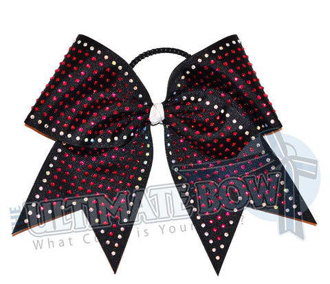 maximum-energy-rhinestone-cheer-bow-hot pink-black-crystal-clear