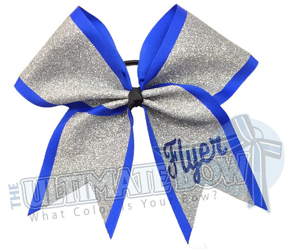 Cheer Up - Personalized Chevron Bow