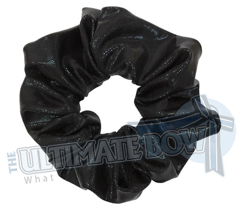 Black Mystic Diva Scrunchies | metallic scrunchies | Mystic Scrunchies | Mystique Material Scrunchies | Cheer Scrunchies | Gymnastics Scrunchies