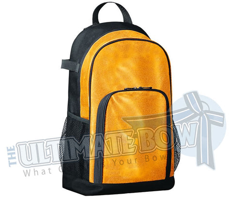 Yellow Gold sparkle glitter back pack | cheer-bag-softball bag | Augusta-1106 | All Out Glitter Back Pack