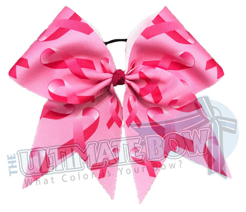 Pink Ribbon Madness Breast Cancer Cheer Bow | Breast Cancer Awareness | Pink Cheer Bows | BCA | Pink.