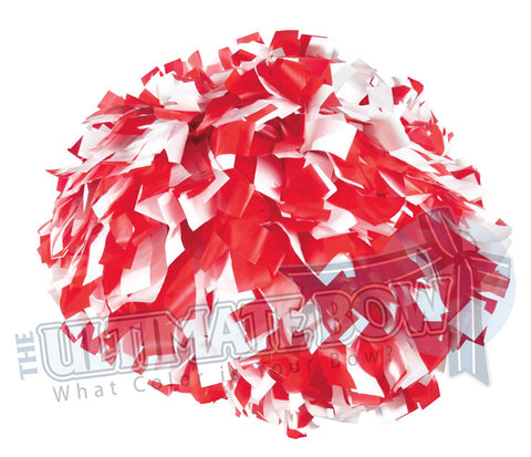 Cheerleader Poms | Pom Poms | Football Poms | Red and White Pom Poms | Cheer Poms | Pom Pons