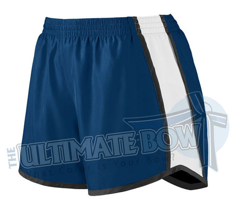 Youth-team-pulse-shorts-navy-white-black-1266-Augusta-Sportswear-cheerleading-softball-soccer-volleyball-basketball-workout