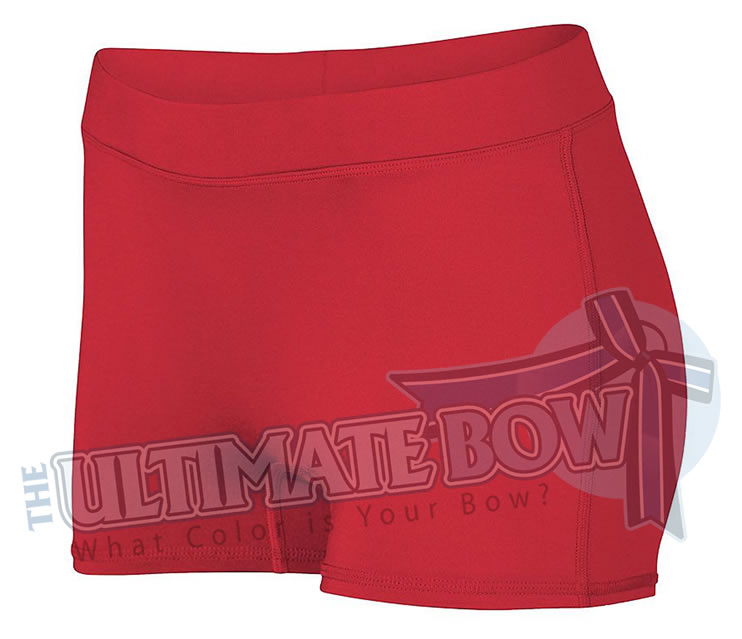 Ladies-Dare-Spandex-spanks-boy-cut-shorts-red-1232-Augusta-Sportswear-cheerleading-softball-soccer-volleyball-workout