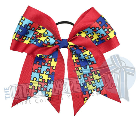 Autism-Awareness-cheer-bow-softball-autism-speaks-Puzzle-piece-red