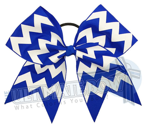 glitter-chevron cheer-bow-electric-blue-white-glitter-softball-spark