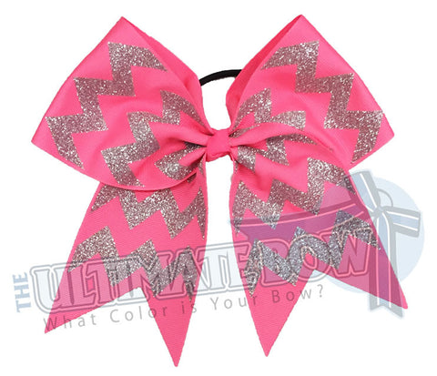 glitter-chevron cheer-bow-pink-glitter-softball-sparkle-breast-cancer-pink