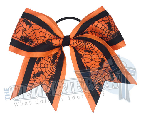 Superior Spooky Spiders - Halloween Cheer Bow