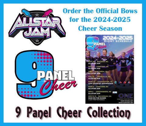 9 Panel Cheer Event Bows