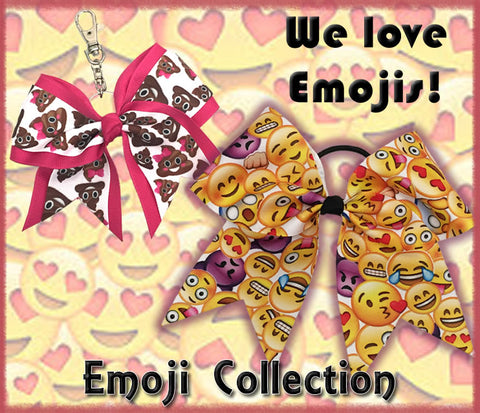 Emoji Collection - Emoji Cheer Bows