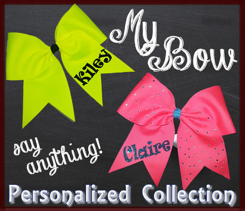 Personalized Cheer Bow Collection