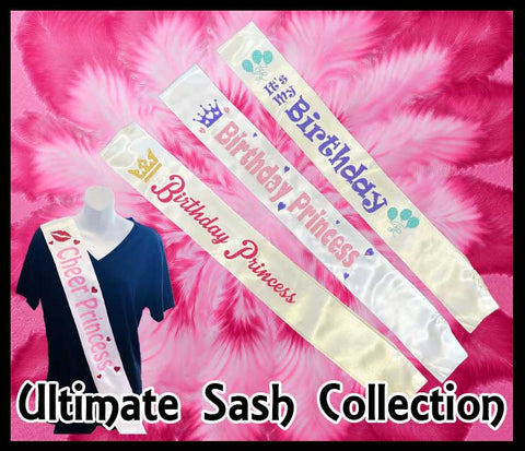 Sparkle Celebration Sashes