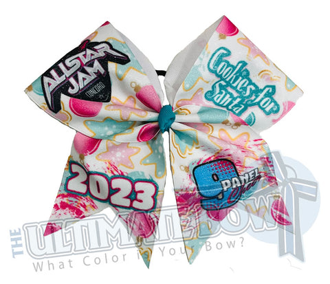 9 Panel Special Event Bows | All Star Jam Cheer Competition | Concord, NC | December 2023 | Event Big Glitter Bow