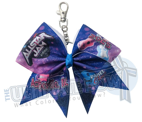 9 Panel Cheer - Allstar Jam Asheville Keychain Cheer Bow - February 2025