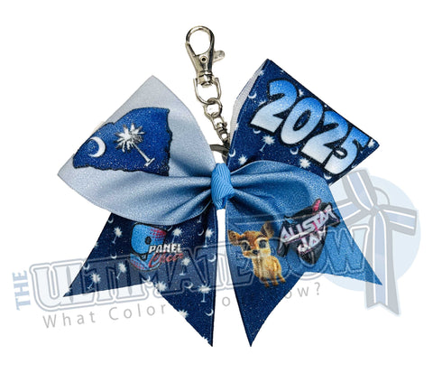 9 Panel Cheer - Allstar Jam Columbia Keychain Cheer Bow - January 2025