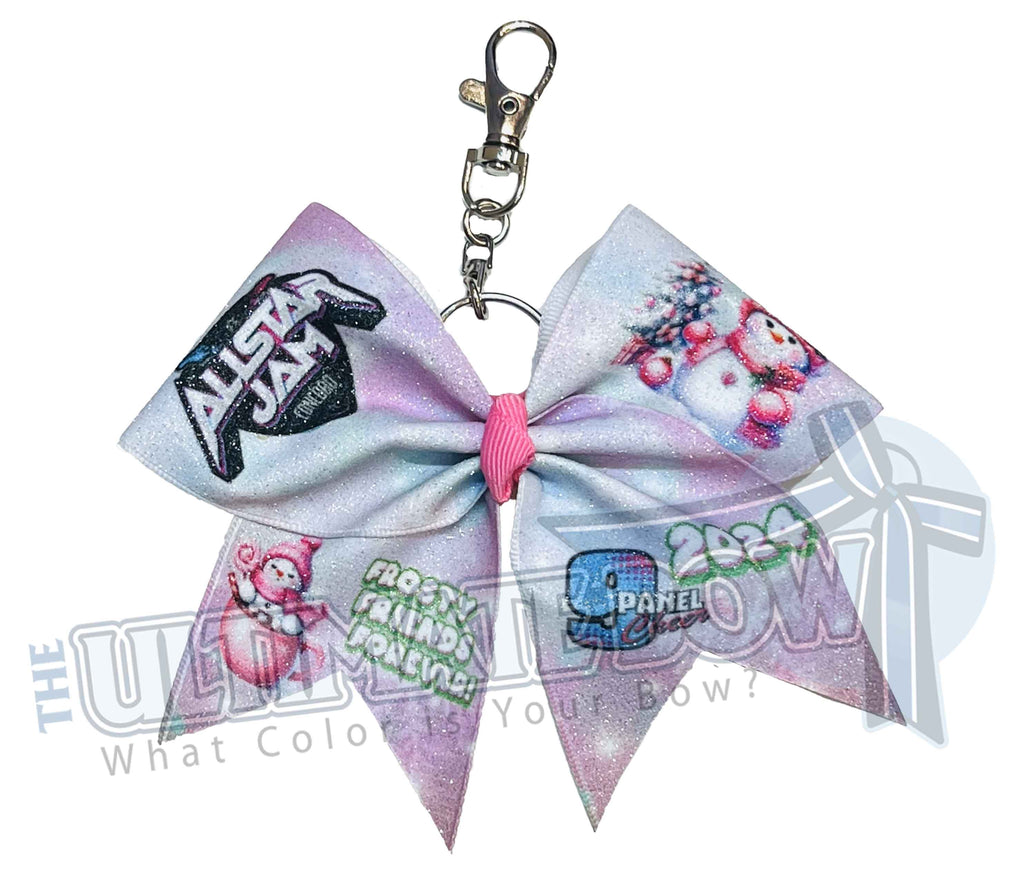 9 Panel Special Event Bows | Allstar Jam Cheer Competition | Concord, NC | December 2024 | Event Keychain Bow