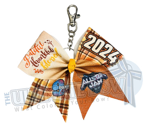 9 Panel Cheer - All Star Jam Glitter Keychain  Cheer Bow - November 2024