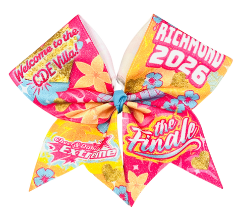 CDE - The Finale Big Glitter Cheer Bow - April 2026