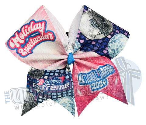 CDE - Holiday Spectacular Big Glitter Cheer Bow - December 2024