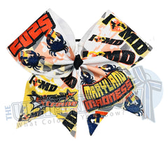 Maryland Madness Big Glitter Cheer Bow | Cheer and Dance Extreme