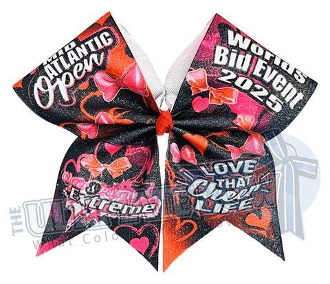 CDE - Mid-Atlantic Open 2025 Big Glitter Cheer Bow