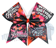 Mid-Atlantic Open Championship | Glitter Event Bow | February 2025 | Cheer and Dance Extreme Big Glitter Bow