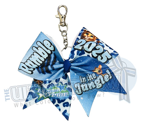 CDE - Rumble in the Jungle Keychain Glitter Cheer Bow - January 2025