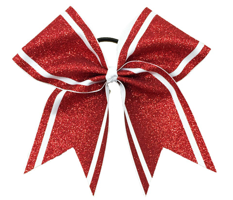 Full Glitter Sidelines - Cheer Bow | Cheerleading Hair Bow