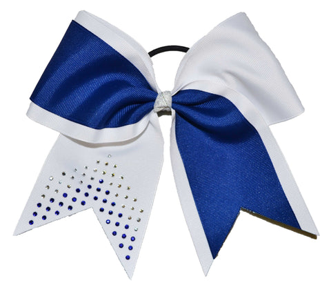 Game On Rhinestone Chevron Cheer Bow | Football Cheer Bows