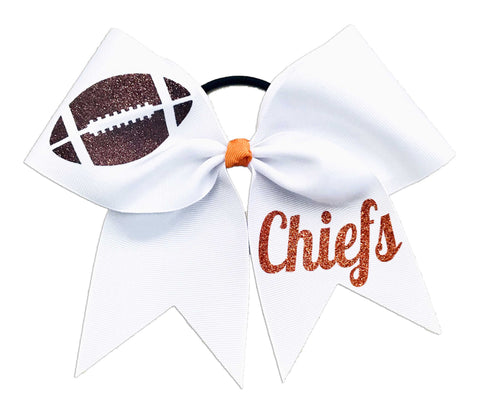Let's Go Team - Football Cheer Bow | High School Football Cheer