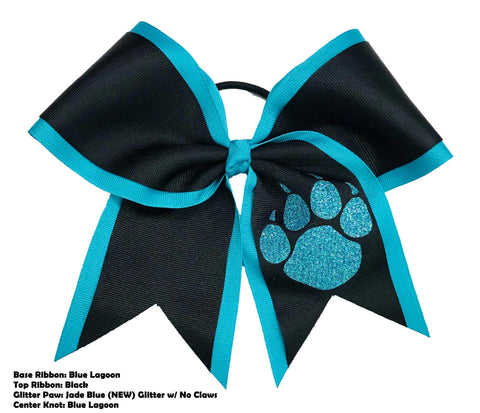 Paw Power Cheer Bow | Customizable Cheer Hair Accessories