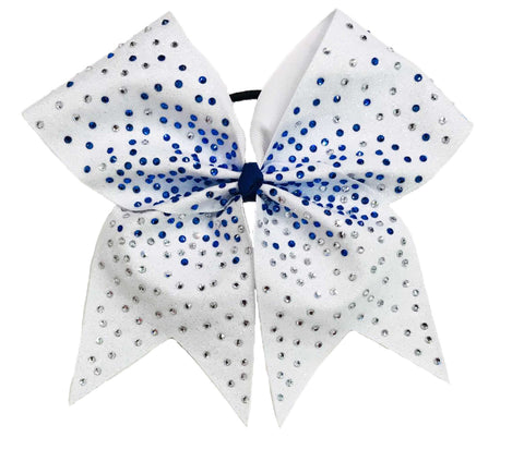 Superior Glitter Rhinestone Blast Cheer Bow | Rhinestone Competition Cheer Bow