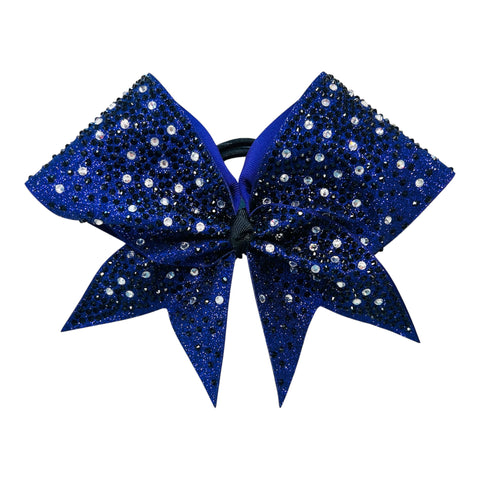 Rhinestone Intensity Glitter Cheer Bow | Competition Bow